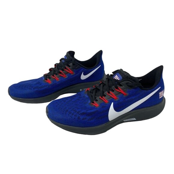 Nike Mens Air Zoom Pegasus 36 NFL NY Giants Running Shoes Sneakers